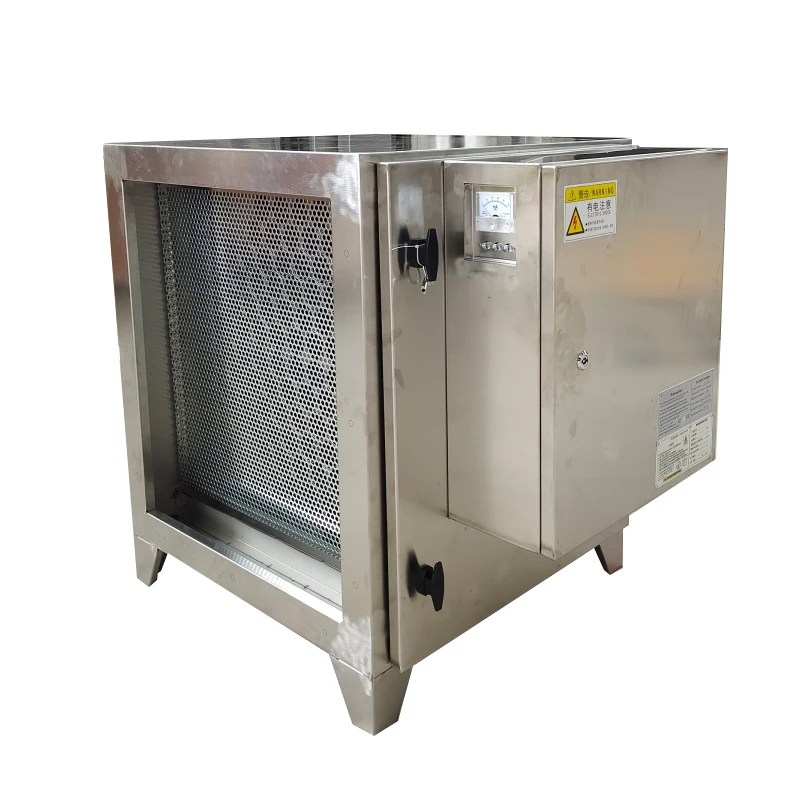 Coffee Smoke Filter For Coffee Manufacturer Factory H-2A Commercial Kitchen Stainless Steel Electrostatic Precipitator