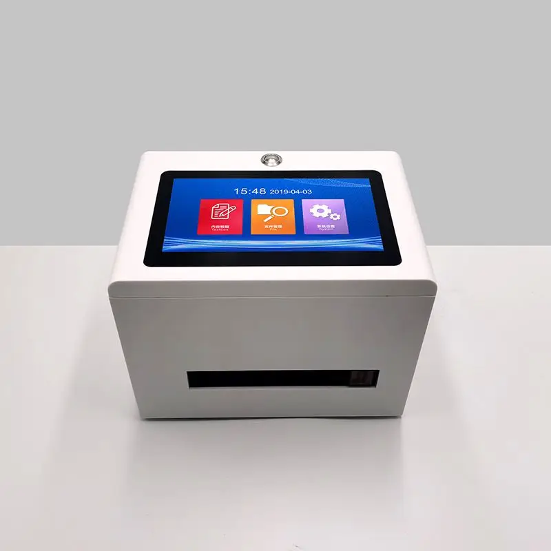 Uyin 12.7MM qr bar batch code date watermark printing machine inkjet printer for cans concave convex surface printing