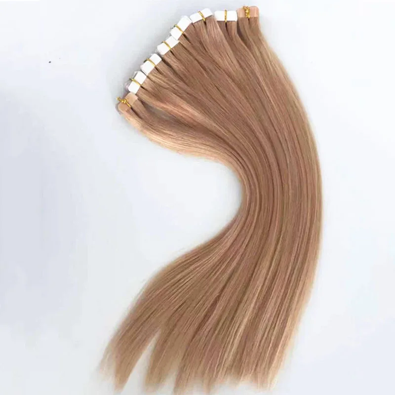 Оптовая продажа 100% натуральные накладные волосы Remy русские бесшовные