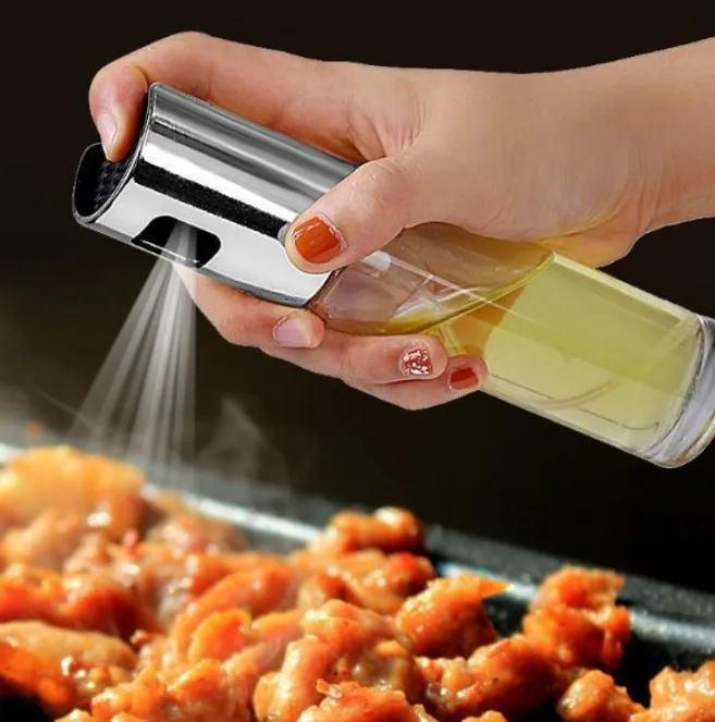 Olive Oil Sprayer Bottle for Cooking 100ml Spray Portable Refillable Food Grade Oil Vinegar Spritzer Sprayer Bottles