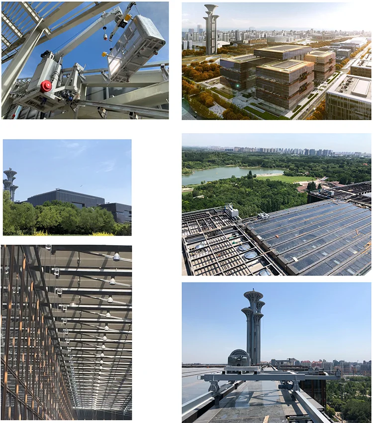 LINYIQUEEN BMU building maintenance unit facade cleaning equipment suspended access equipment with CE and EAC certificate