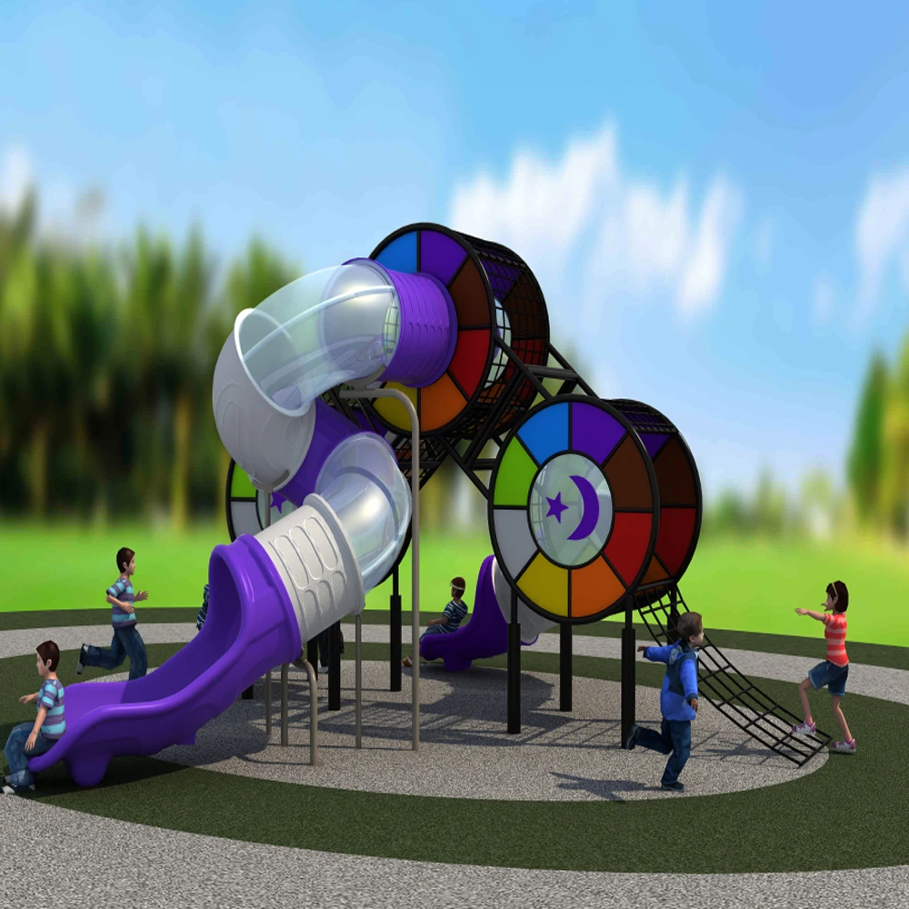 
New arrival commercial plastic outdoor playground toys little children outside play set 
