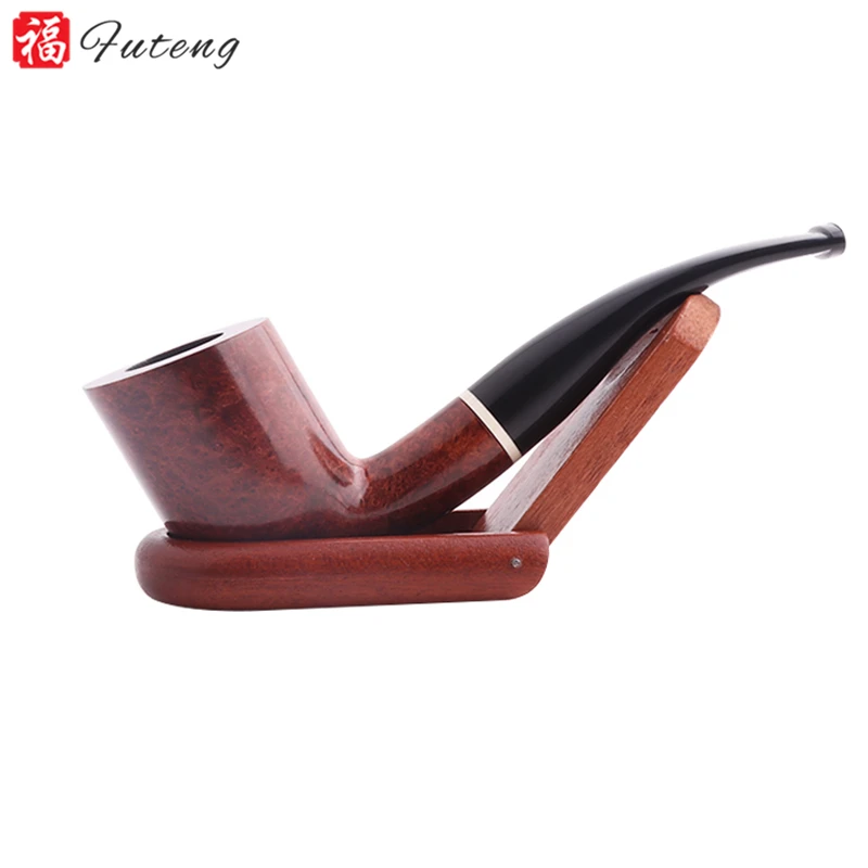 High Quality Wood Briar Hand Pipe Smoking In Stock Tobacco Wooden Smoking Pipe Wholesale