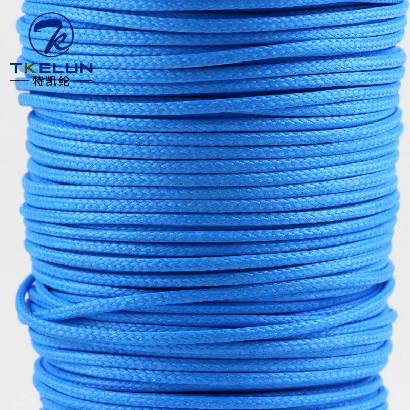 Nylon /Polyester Material Optional 2mm Braided Cord Uhmwpe Wakeboard Rope t &t Tent Rope