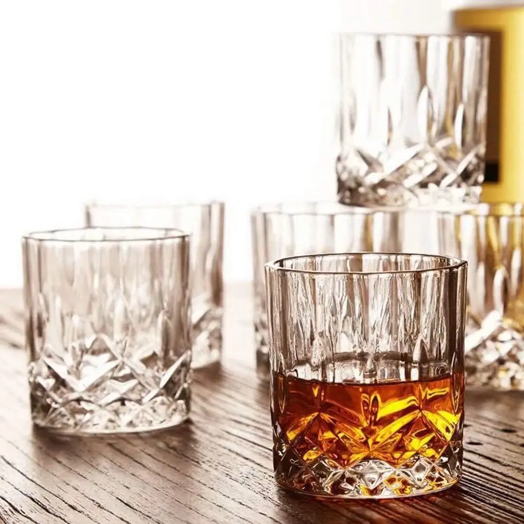 Free Sample 300ml Lead Free Glass Whiskey Vodka Gin Rum Tequila Brandy wine cup