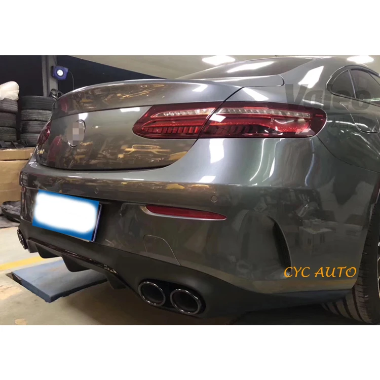 Задний диффузор C43S для Mercedes Benz C class W205 AMG coupe C200 C250 C300 2015 2018