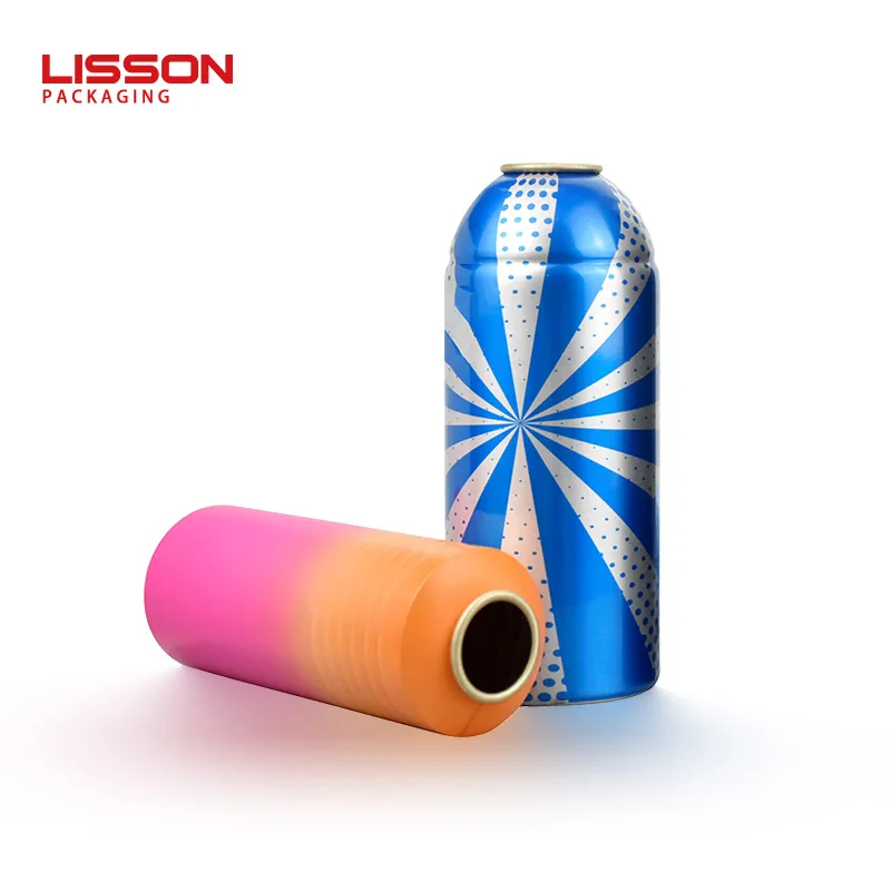 Wholesales Refillable High quality cosmetic aluminum metal food beverage Defensive Spray Aluminum Aerosol Cans