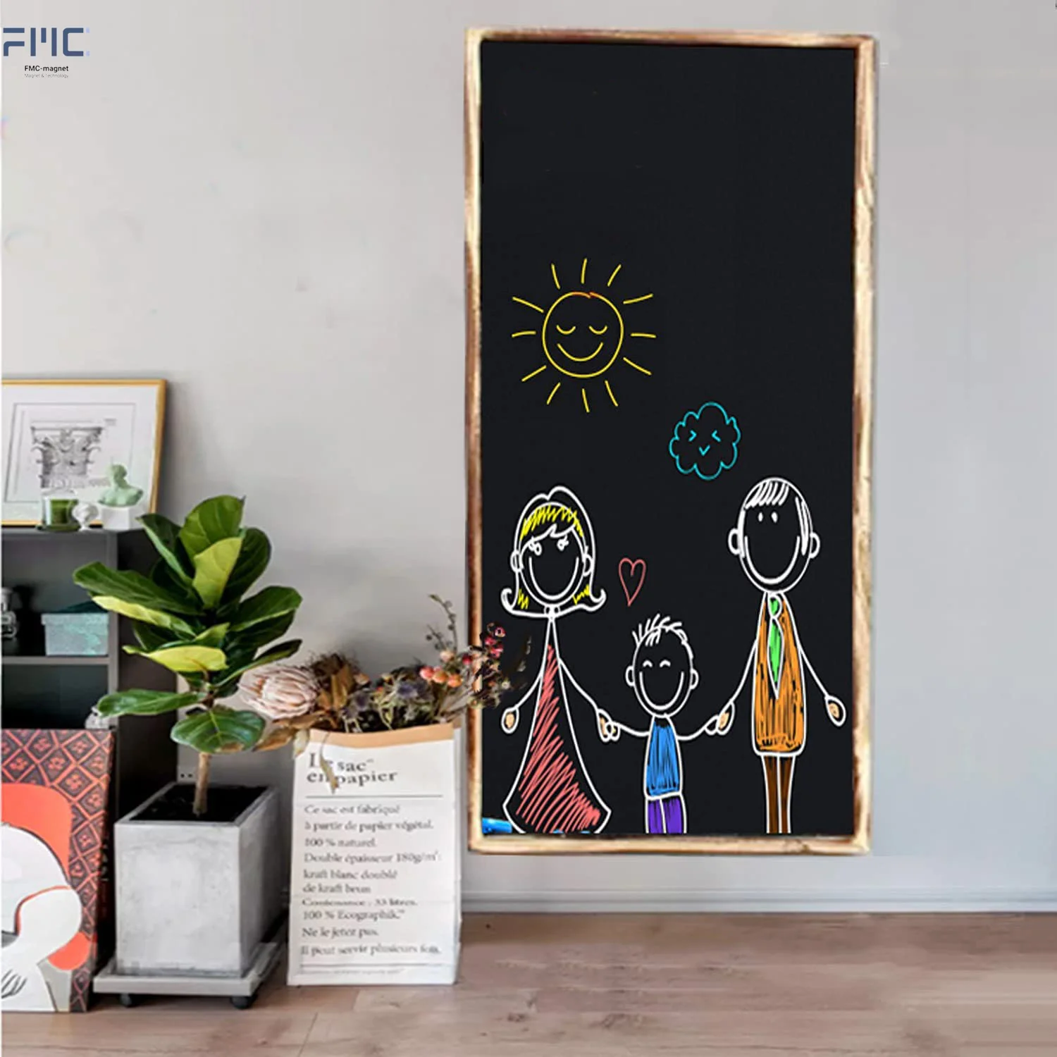 OEM Custom Erasable And Dust-Free Blackboard Magnetic Blackboard For School Office Home