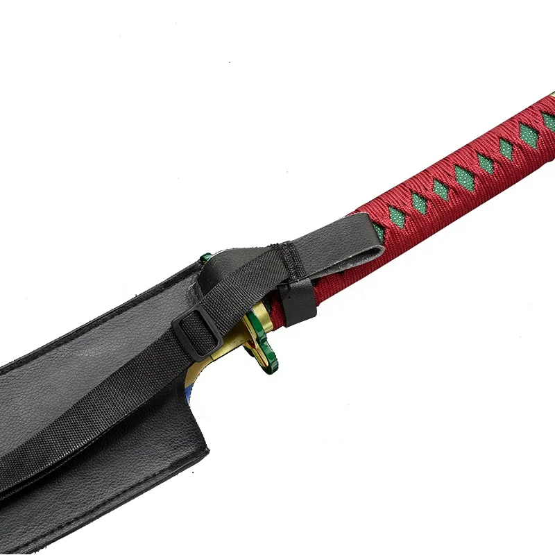 Toy Sword Steel Wooden 104cm Anime Katana Toy Wooden Samurai Sword Weapon Samurai Demon Slayer Wooden Japanese Bamboo 1:1 104cm