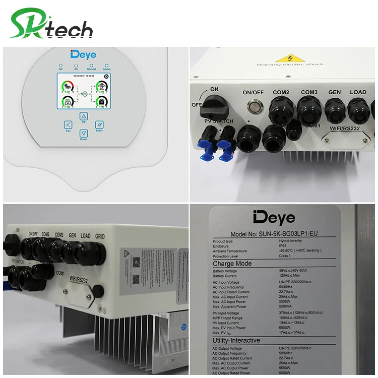 Низкочастотный Гибридный инвертор daye sun 6k 3600 Вт 5000 6000 без аккумулятора