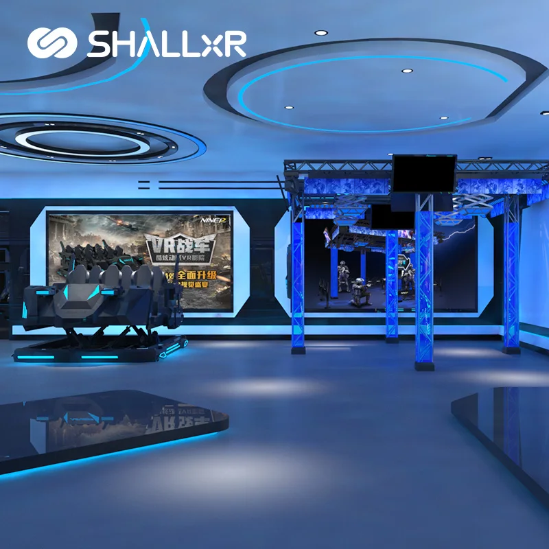 ShallxR Future Virtual Reality Comercial Mata Bar Shopping Mall VR ZONE 30 50 Square Room 9D Vr Walker Vr Amusement Parks 5