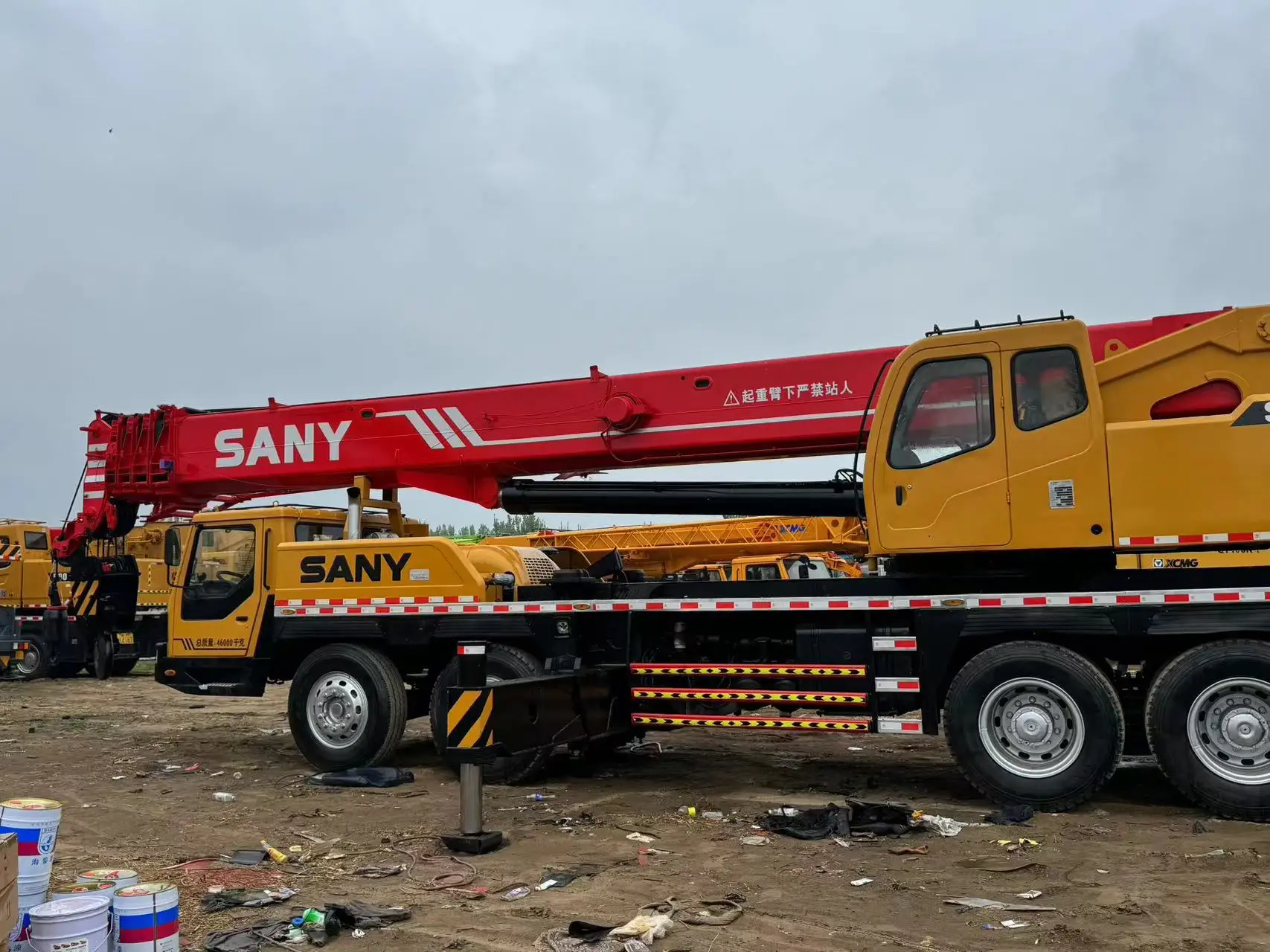 Автокран Sany STC800T 80 тонн тяжелый строительный кран для продажи