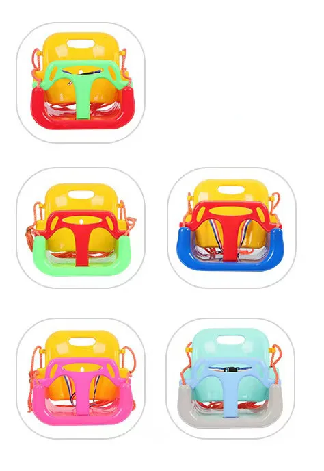 hot selling competitive price outdoor playground equipment plastic hanging chair play swing set for 1-15 years old children