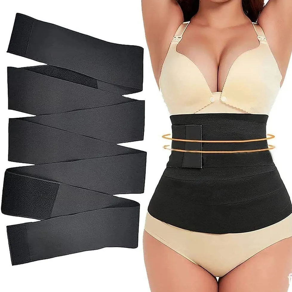 Women Waist Trainer Tummy Wrap Waist Support Belt 4M/5M Waistband Body Shaper