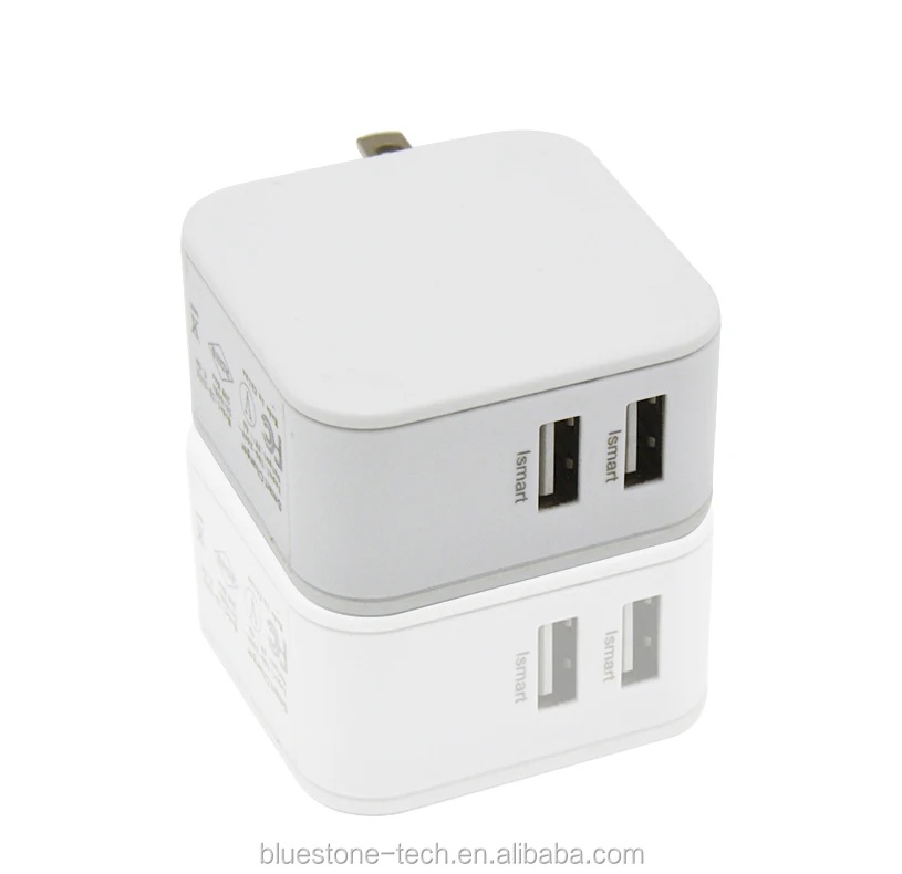 
Fast charger 24W QC3.0 double USB ports Quick charger US plug adapter wall charger 