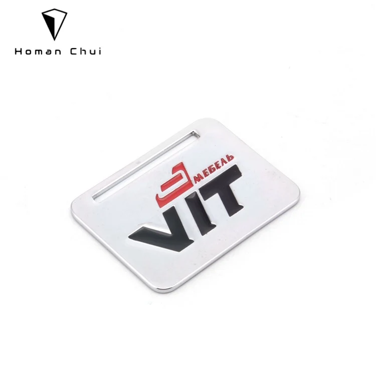 Brushed Antibrass Metal Label for Leather Bag Accessories