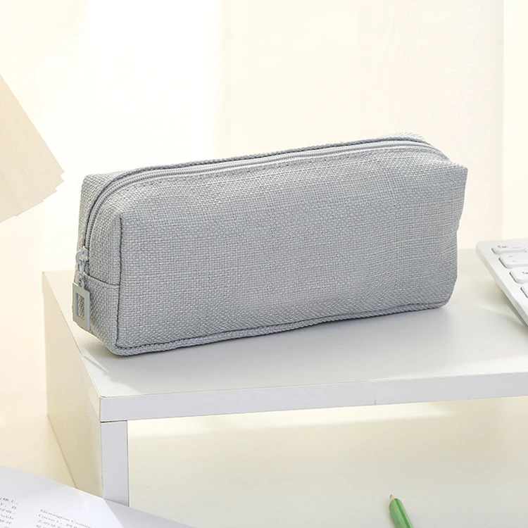 Custom Printed Kids Pencil Bag Polyester Zipper Pencil Pouch School Stationery Organizer Travel Pen Case For Girls