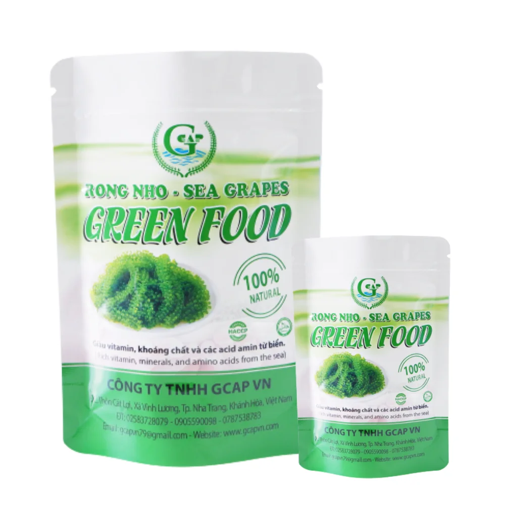 Seaweed Snacks Seagrapes 100% Natural Sea Grape Dried Longevity Top Favorite Product Iso Certification Packaging In Carton Box