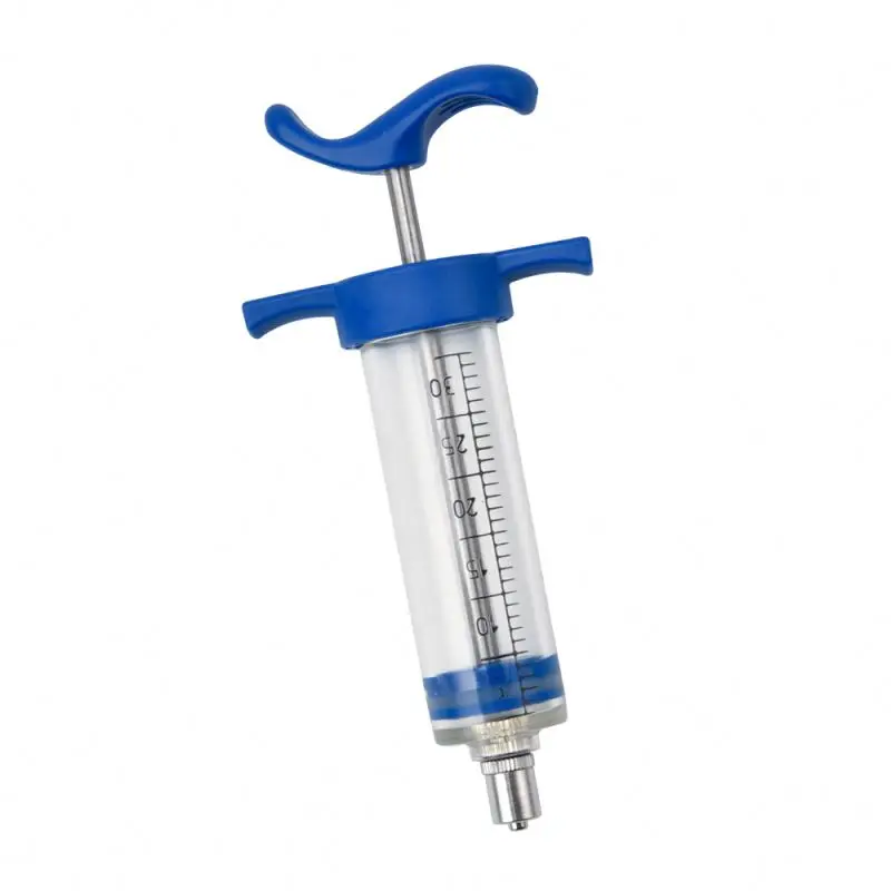 Обычный шприц 30 мл ветеринарные пластиковые шприцы для инжекторов