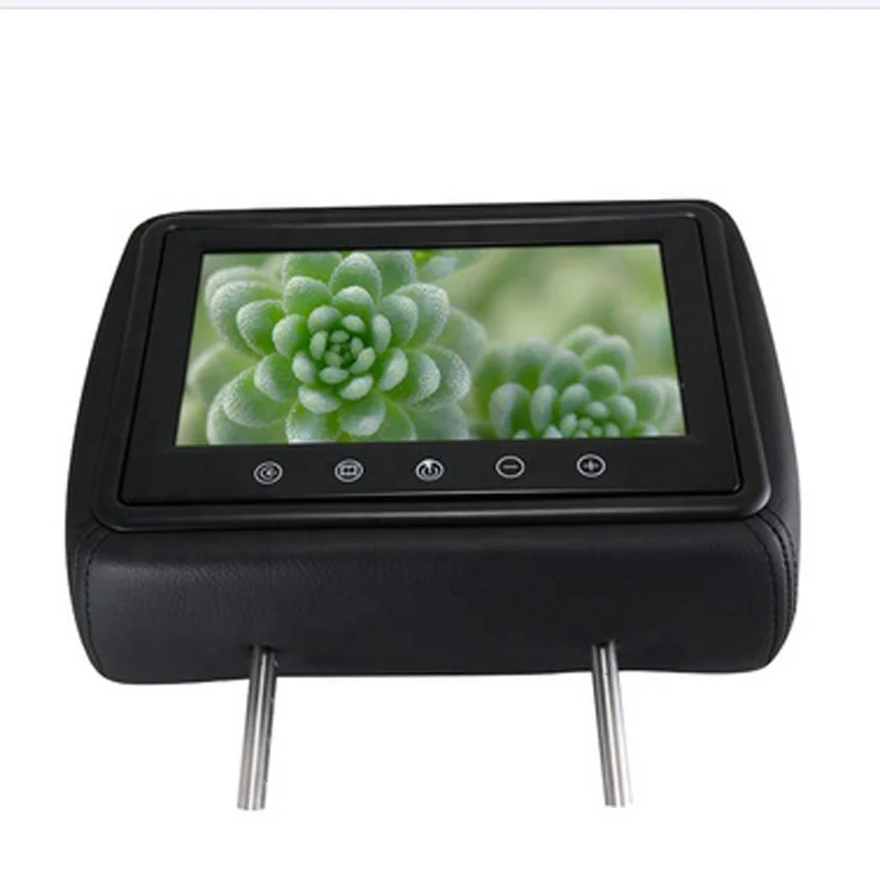 9 inch 12V AV Input Car TV Monitor Back Seat Headrest LCD Pillow Head Stand Monitor Display In car Entertainment Leisure