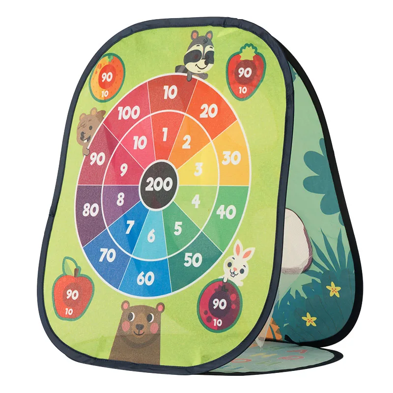 Kids Cornhole Outdoor Games Bean Bag Toss Game for Kids Outdoor Toys 6 Bean Bag Toss and 3 Corn Hole Balls