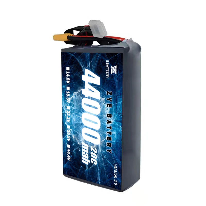ZYE wholesale price lipo 44000mah 32000mah 6s22.2v 12s14s XT90 drone batteries for agricultural sprayer drone