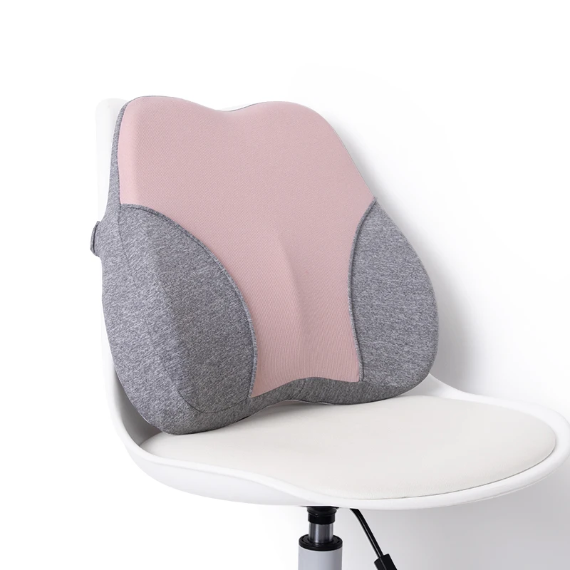 Bewalker Office Chair Car Drivers Backrest Waist Memory Foam Lumbar Spine Back Waist Support back Cushion Pillow