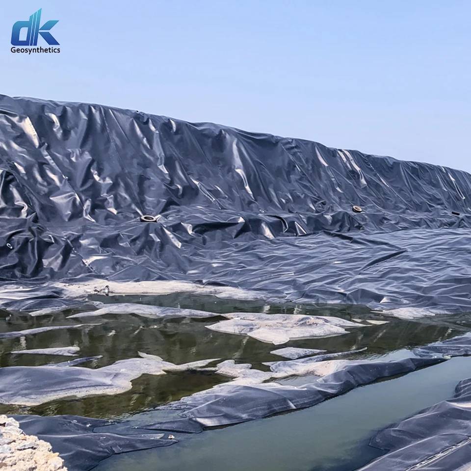 Factory Directly  Supply High Quality Astm GRI13 2 MM Pond Liner  Dam Liners HDPE Geomembrane