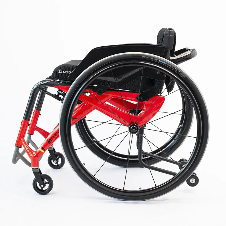 Handicapped lightweight magnesium alloy with carbon fiber active wheelchair with CE ISO for disabled