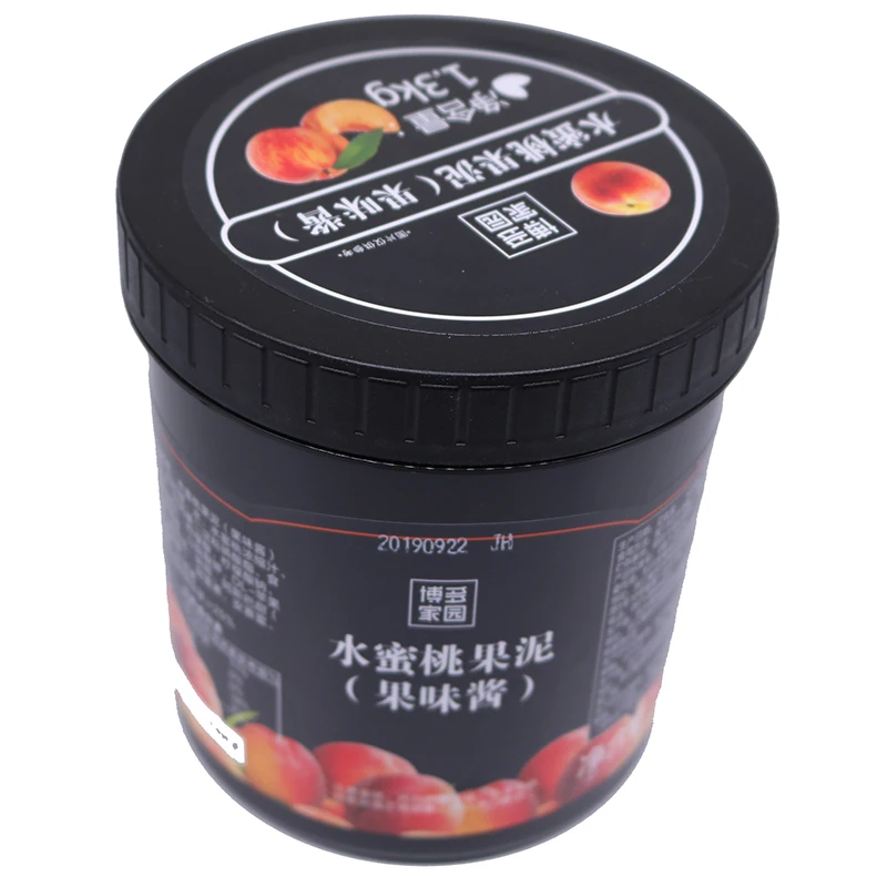 
1.3KG Flavored Juicy Peach Puree Fruit Jam for fruit tea 