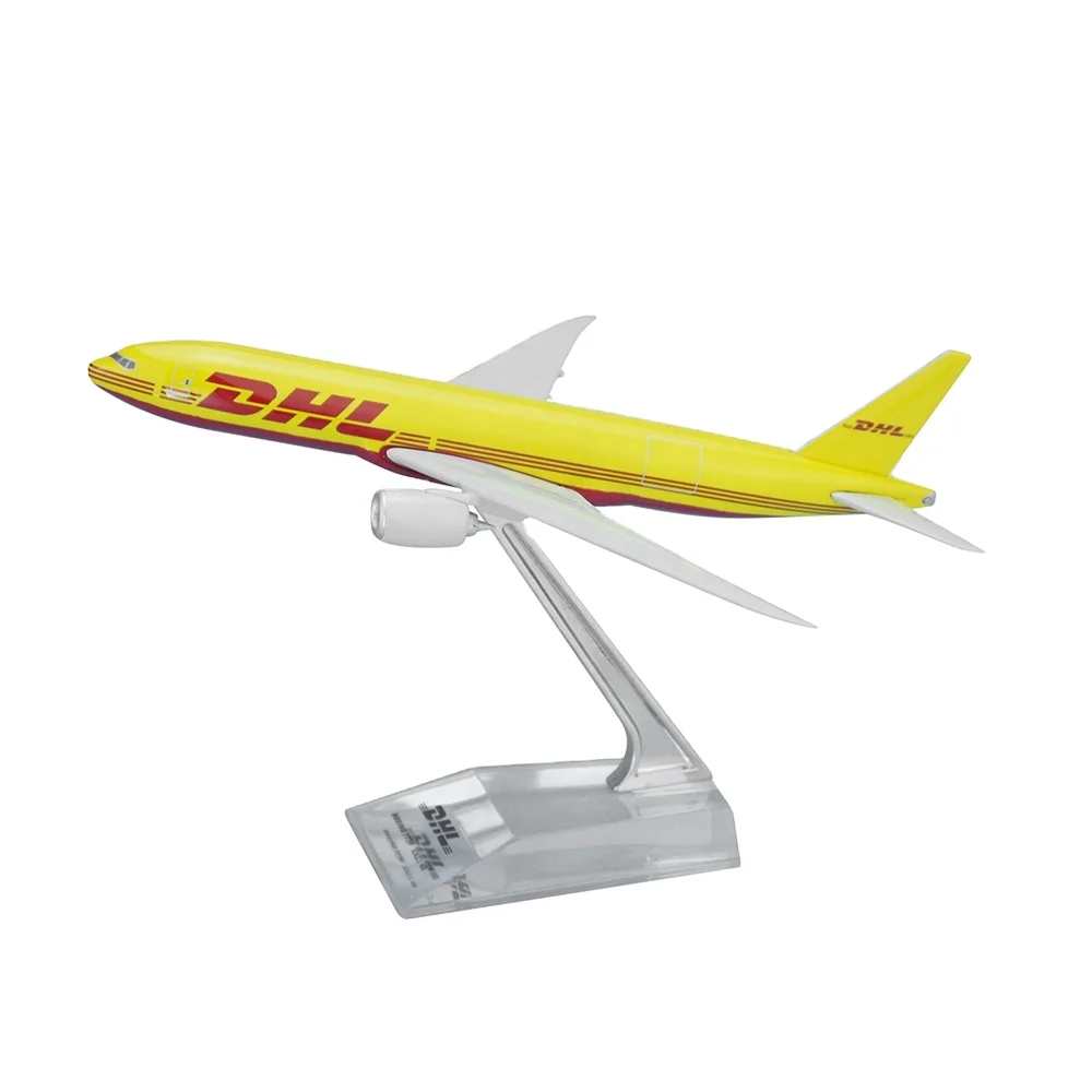 DHL Boeing Cargo B777F 1/400 16cm Airliners Cargo Model Emulational Airplane Model