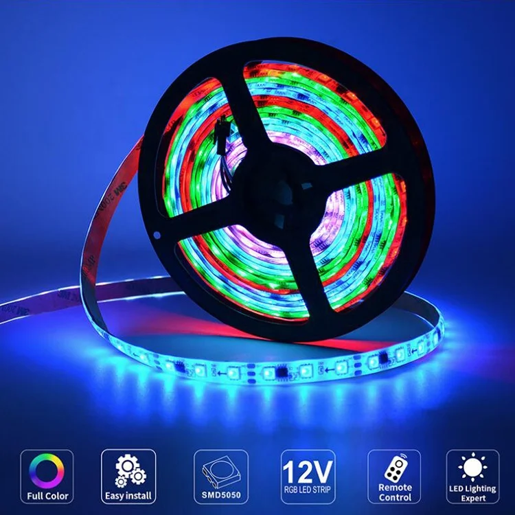  Новый продукт гибкая Водонепроницаемая светодиодная лента RGB с дистанционным управлением по Wi-Fi RGBW SMD 5050 12 в 24 В