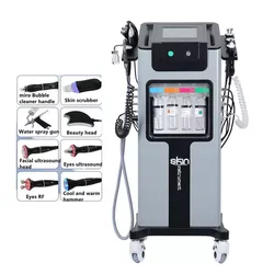 2022 8 in 1 spa use korea skin rejuvenation dermabrasion pore cleaner aqua peeling solution hydro facial oxygen beauty machine
