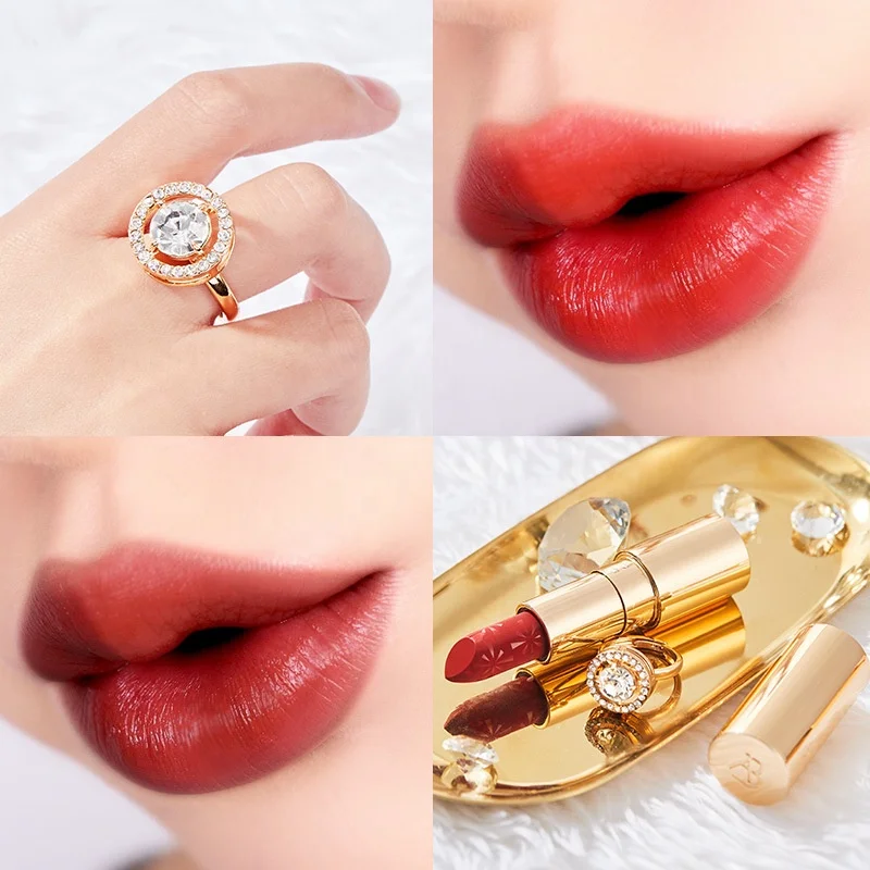 Melason Wholesale Waterproof Cruelty Free High Quality New Gold Velvet Matte Lipstick Tube Packaging Private Label