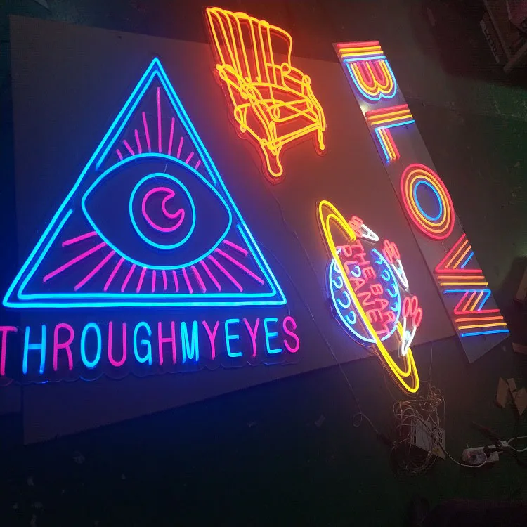 Waterproof  flexible custom neon sign  letter sign  bar acrylic indoor decorative  neon sign letters