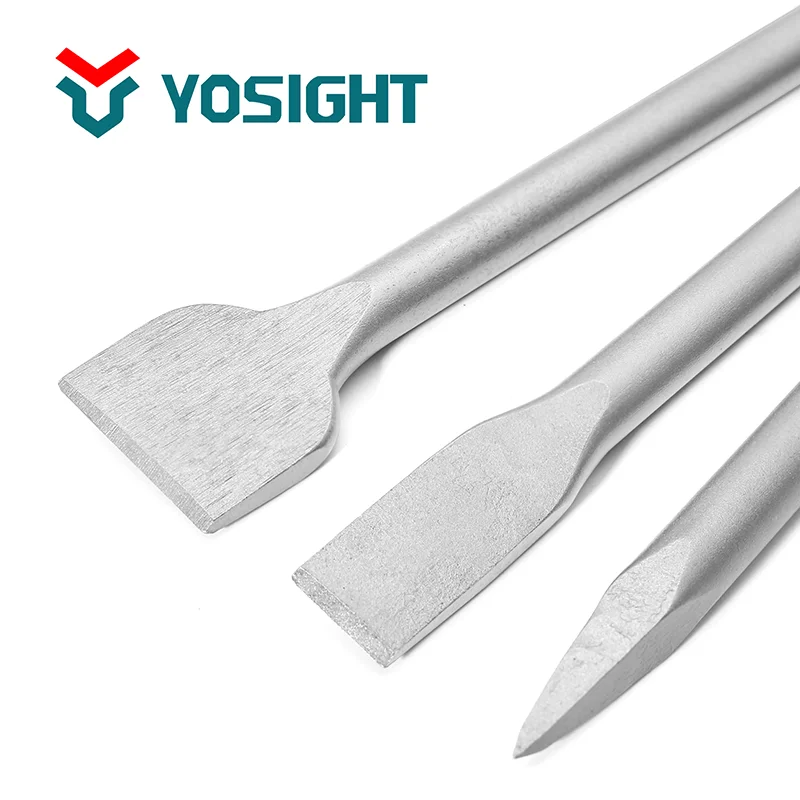 SDS Plus Electric Hammer Chisel Spade Hollow  Wide Flat Point Chisel for Concrete Masonry