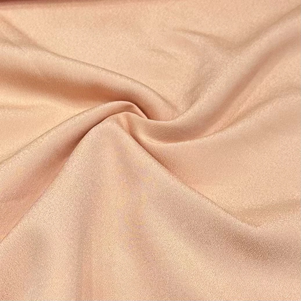 100%polyester moss crepe chiffon fabric elastic used for dress fabric material