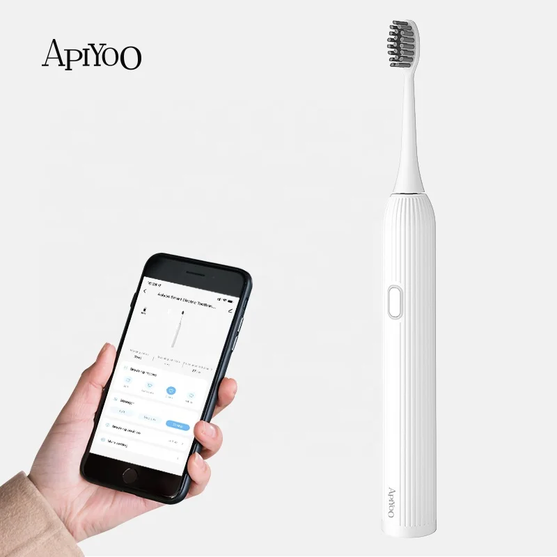 OEM Private Label Whitening USB Charging Rechargeable Smart Soinc Adults Electric Toothbrush With TUYA APP