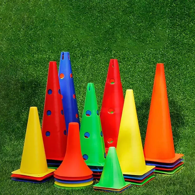 Soccer Disc Cone Training Marker Football Soccer Sports Training Cones Flexible Hurdles Agility Cones Kit With Carry Bag