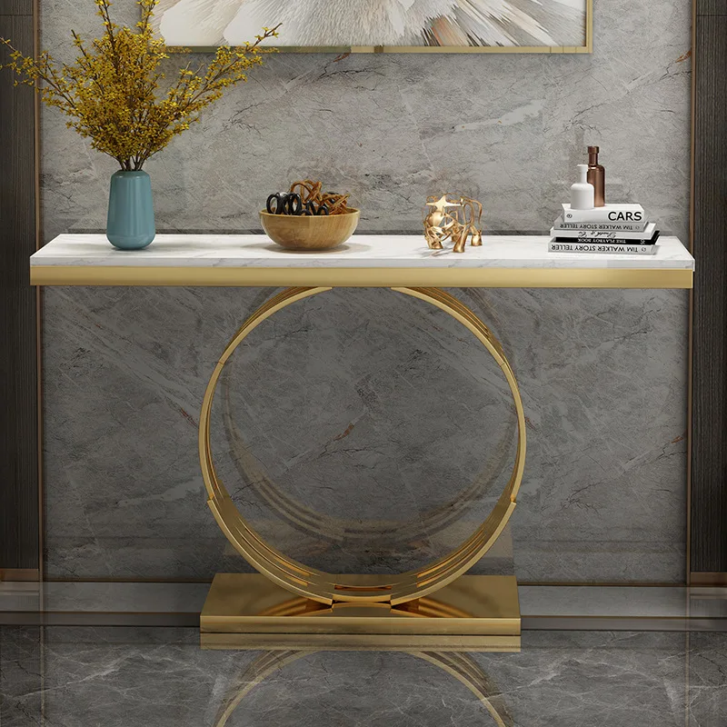 HQSLP console table luxury table console modern console table and mirror