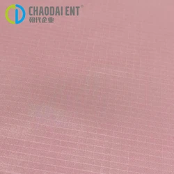 Fabric Manufacturer Semi-gloss Dyeing Grid 100 RPA6 Recycled Nylon Fabric for Outdoor Bag