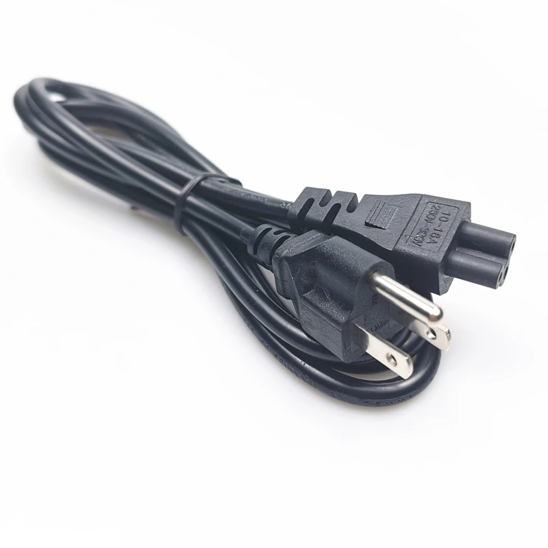 Jasoz America стандарт USA AC IEC C5 1 5 м мощный эффективный CCA черный электронный кабель США 3-контактный штекер