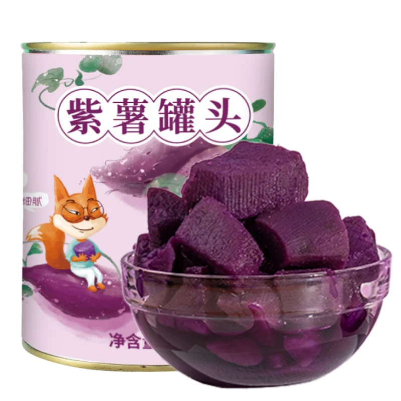 920 г высококачественного консервированного фиолетового сладкого картофеля с полным