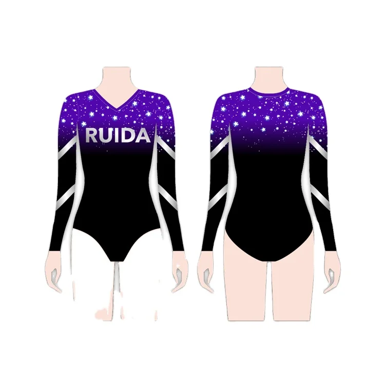 Sport  leotard ballet dancing gymnastic Custom style Printed Leotards Women gymnastic wear