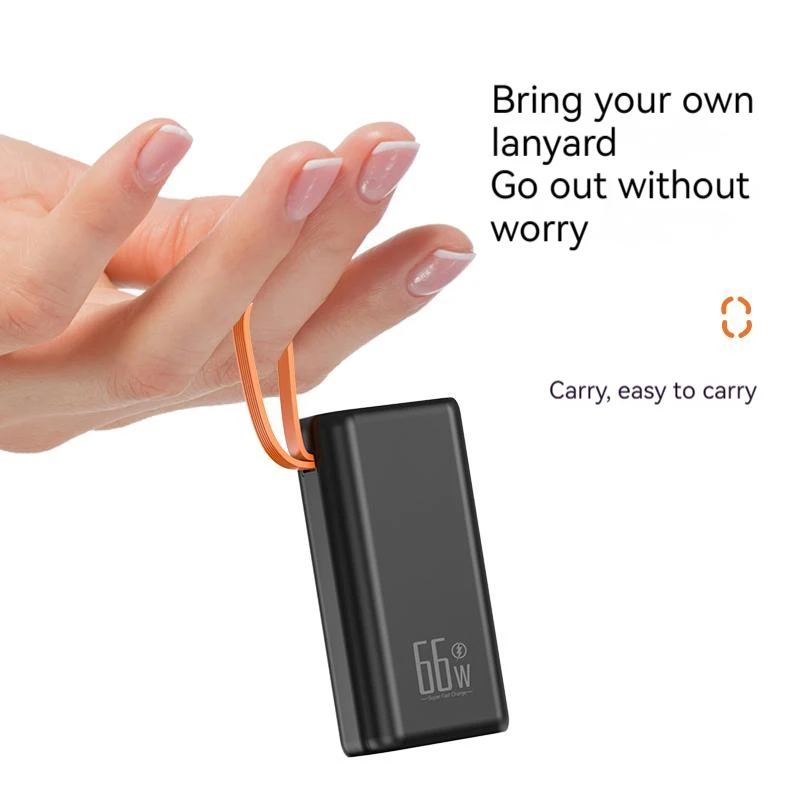 Hot Sale Mobile Power Usb Mobile Power 10000mAh For Smart Phone 3 Input 4 Output Pd Fast Charging Power Bank Keychain