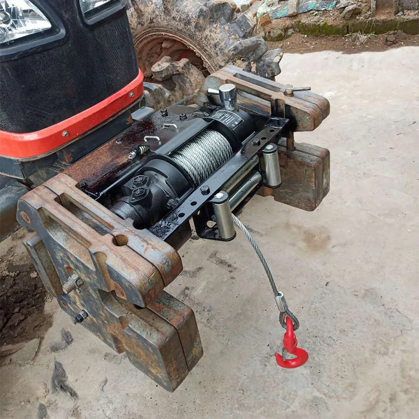 Best Heavy Duty 4 Tonne 5ton Industrial Utility hydraulic Winches And Hoisis With Steel Cable