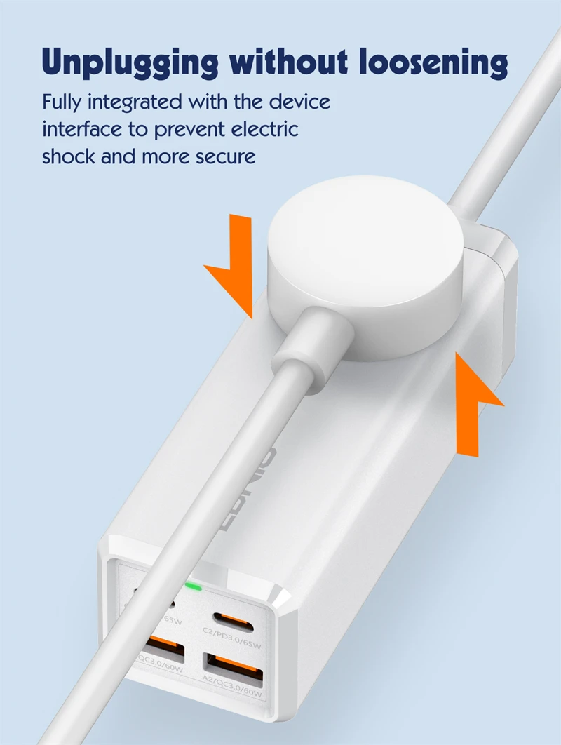 LDNIO SC1418 international travel adaptor 65w power strip with multi outlets and usb charger shop power strip