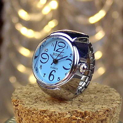 Korean fashion wholesale Individual men and women finger watch hot selling lovers ring watch ring