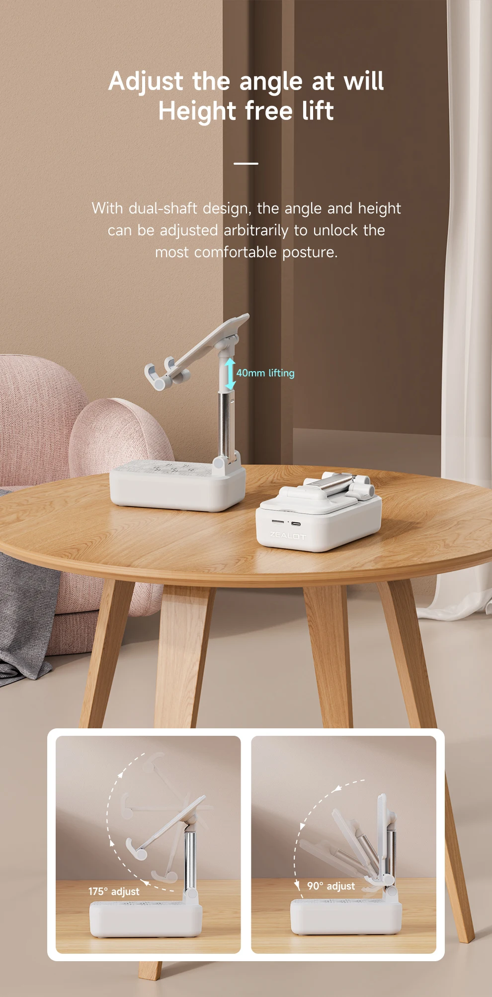 2023 factory Hot sale B20 2 in 1 Portable Blue tooth Speaker 5.1 with phone stand Touch Digital Noise Reduction Portable Earbuds