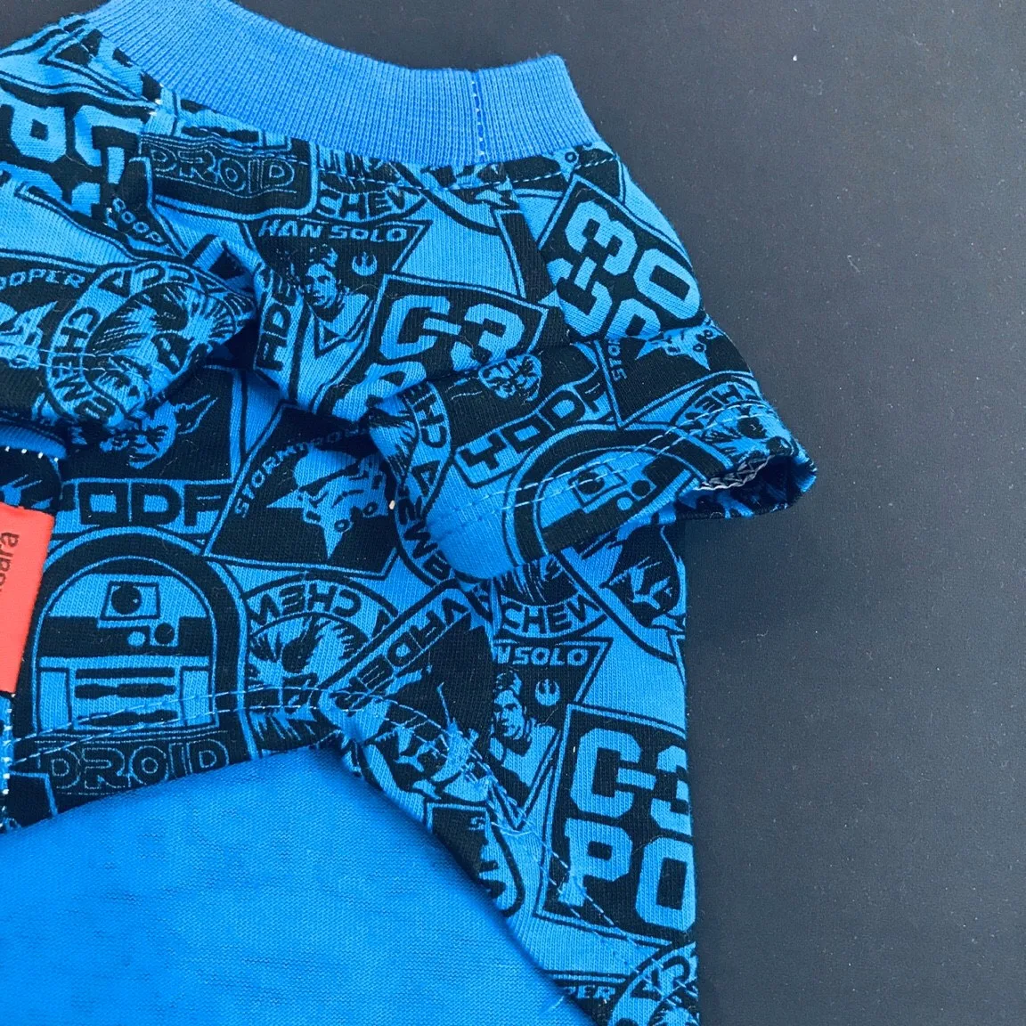  Модная футболка синего цвета надев на Хэллоуин для домашних животных от Neo Pet Fashion VietNam